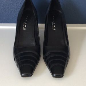 Paloma leather pumps
